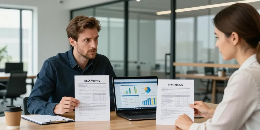 Agence SEO ou freelance : ce que le prix affiché ne vous dit pas vraiment